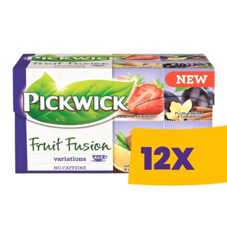 Pickwick Fruit Fusion gyümölcstea variációk Kék 20 filter (Karton - 12 csomag)