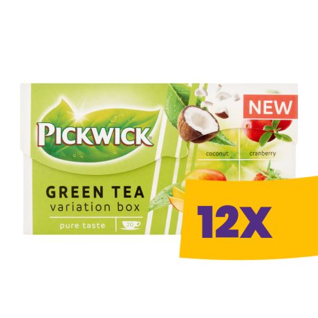 Pickwick Zöld tea Gyümölcsös variációk 20 filter (Karton - 12 csomag)