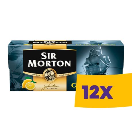 Sir Morton Classic Lemon fekete tea 20 filter (Karton - 12 csomag)