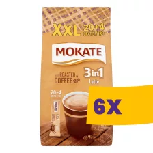   Mokate XXL 3in1 instant kávé Latte 20+4x17g (Karton - 6 csomag)