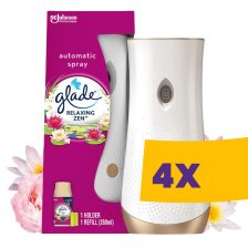   Glade automata légfrissítő készülék Japánkert 269ml utántöltővel (Karton - 4 csomag)