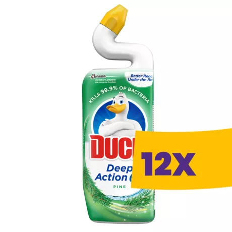 Duck Deep Action fertőtlenítő WC gél Fenyő 750ml (Karton - 12 db)