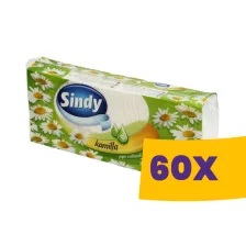   Sindy Kamilla papírzsebkendő - 3 rétegű 100db (Karton - 60 csomag)