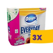   Ooops! Everyday WC papír Barack - 3 rétegű, 32 tekercs (Karton - 3 csomag)