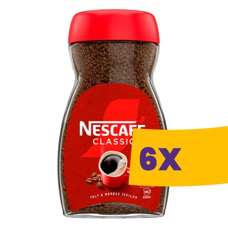 Nescafé Classic instant kávé 200g (Karton - 6 db)