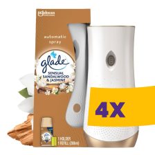   Glade automata légfrissítő készülék Szantálfa & Jázmin 269ml utántöltővel (Karton - 4 csomag)