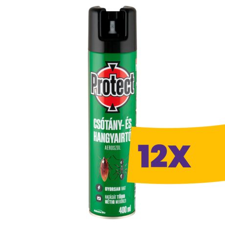 Protect csótány- és hangyairtó aeroszol 400ml (Karton - 12 db)