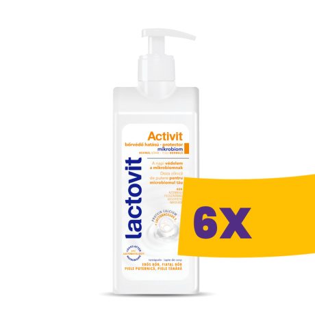 Lactovit Activit Bőrvédő hatású testápoló 400ml (Karton - 6 db)