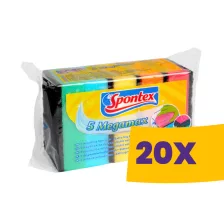 Spontex Megamax mosogatószivacs 5db (Karton - 20 csomag)