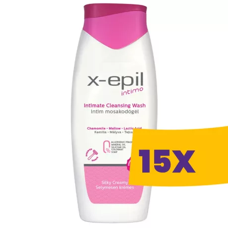 X-Epil Intimo Általános intim mosakodógél 400ml (Karton - 15 db)
