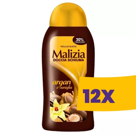 Malizia tusfürdő Argánolaj & Vanília 300ml (Karton - 12 db)