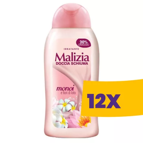 Malizia tusfürdő Monoi & Lótusz 300ml (Karton - 12 db)