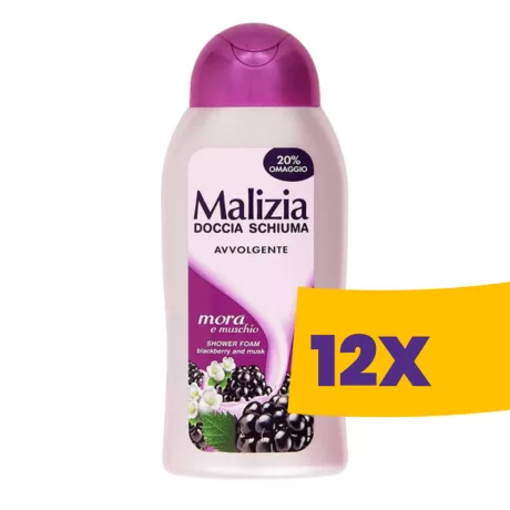 Malizia tusfürdő Pézsma & Szeder 300ml (Karton - 12 db)