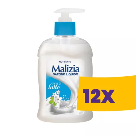 Malizia folyékony szappan Tejkrém 300ml (Karton - 12 db)