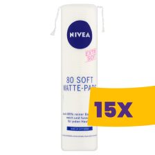 Nivea sminkvatta 80db (Karton - 15 csomag)