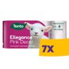 Tento Ellegance Pink Decor WC papír - 3 rétegű, 8 tekercs (Karton - 7 csomag)