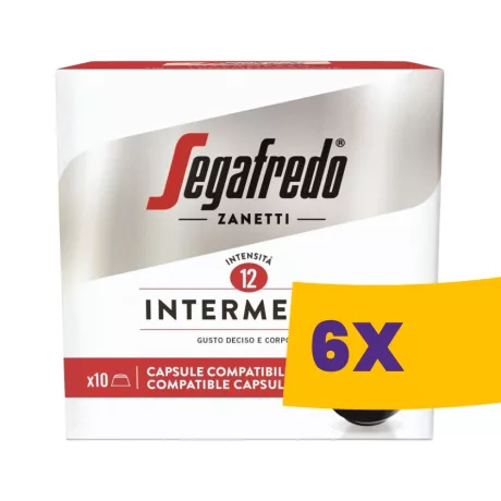Segafredo Espresso Intermezzo Dolce Gusto kompatibilis kávékapszula 10db (Karton - 6 csomag)