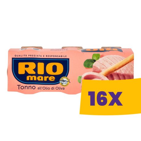 Rio Mare tonhal olívaolajban 3x80g (Karton - 16 csomag)