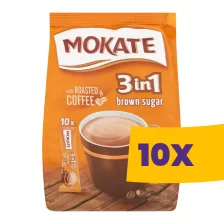   Mokate 3in1 instant kávé barnacukorral Gold 10x17g (Karton - 10 csomag)