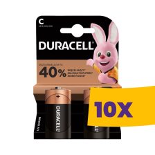   Duracell C LR14 extra tartós baby elem 2db (Karton - 10 csomag)
