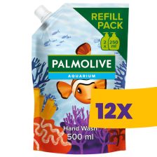   Palmolive folyékony szappan utántöltő Aquarium 500ml (Karton - 12 csomag)