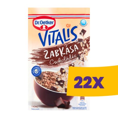 Dr. Oetker Vitalis zabkása Csokoládés 48g (Karton - 22 db)