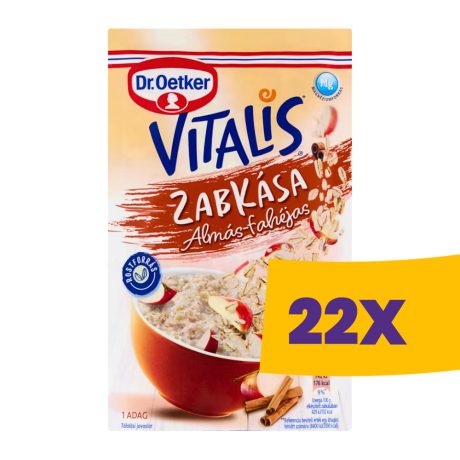 Dr. Oetker Vitalis zabkása Almás-fahéjas 48g (Karton - 22 db)