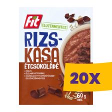 Fit rizskása Étcsokoládé 60g (Karton - 20 db)