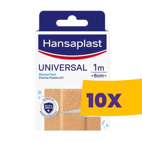 Hansaplast Universal sebtapasz 1m x 6cm (Karton - 10 db)