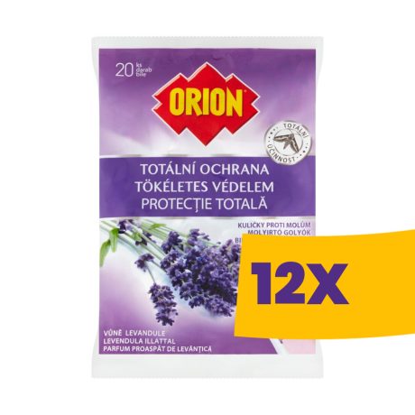 Orion Molyirtó golyók Levendula 20db (Karton - 12 csomag)