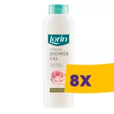 Lorin Natural tusfürdő Sensitive 1000ml (Karton - 8 db)