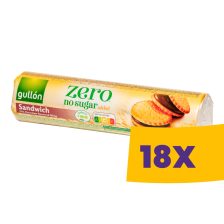 Gullón Sandwich cukormentes keksz 250g (Karton - 18 db)
