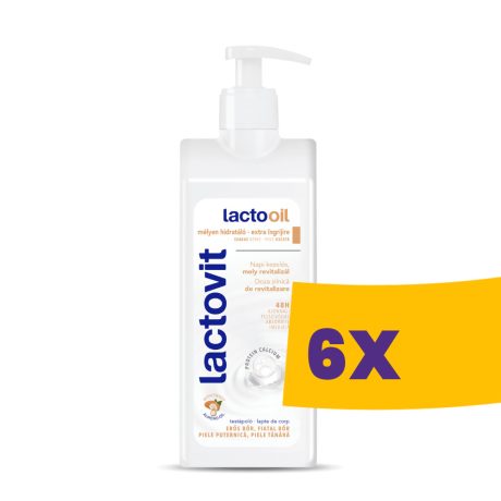 Lactovit Lactooil Mélyen hidratáló testápoló 400ml (Karton - 6 db)