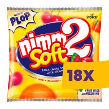   Nimm2 Soft gyümölcsös töltött olvadó cukorka 90g (Karton - 18 csomag)