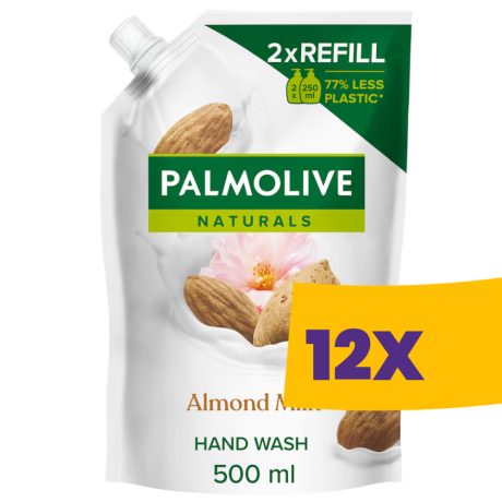 Palmolive folyékony szappan utántöltő Mandulatej 500ml (Karton - 12 csomag)