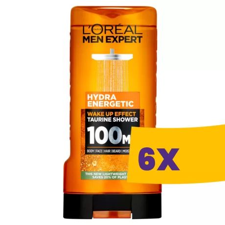 L'Oreal Paris Men Expert férfi tusfürdő 5in1 Hydra Energetic 300ml (Karton - 6 db)