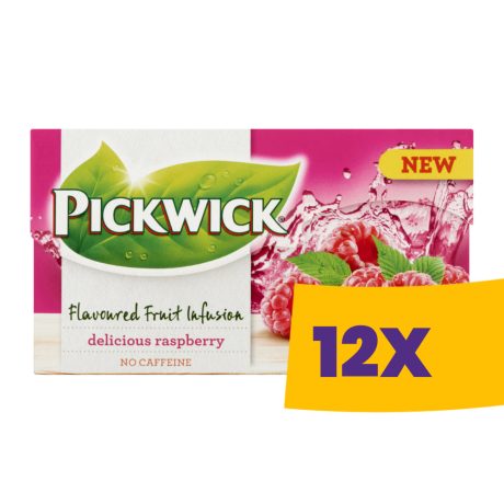 Pickwick Fruit Fusion Málna gyümölcstea 20 filter (Karton - 12 csomag)