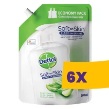   Dettol kézmosó gél utántöltő Aloe Vera 500ml (Karton - 6 db)