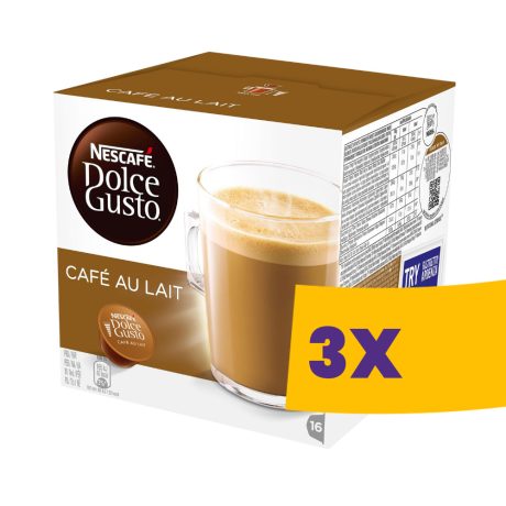 Nescafé Dolce Gusto Café au Lait kávékapszula 16db (Karton - 3 csomag)