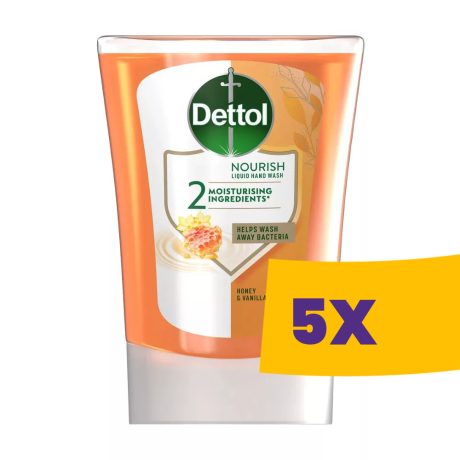 Dettol folyékony szappan Dettol adagolóhoz Méz és Vanília 250ml (Karton - 5 db)