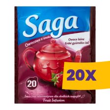   Saga Erdeigyümölcs gyümölcstea 20 filter (Karton - 20 csomag)