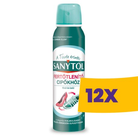 Sanytol cipő fertőtlenítő és szagtalanító spray 150ml (Karton - 12 db)