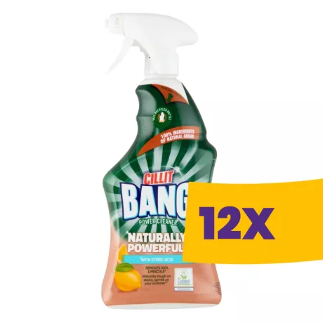 Cillit Bang Természetesen Hatékony kosz és vízkőoldó spray 750ml (Karton - 12 db)