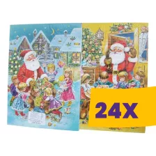 Wawi tejcsokoládé adventi naptár 50g (Karton - 24 db)