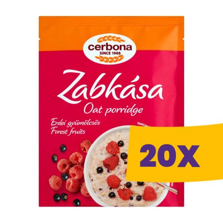 Cerbona zabkása Erdei gyümölcsös 55g (Karton - 20 db)