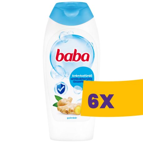 Baba antibakteriális tusfürdő Gyömbér 400ml (Karton - 6 db)