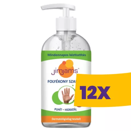 JimJams Antibakteriális hidratáló folyékony szappan pumpás 300ml (Karton - 12 db)