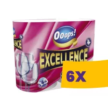   Ooops! Excellence háztartási papírtörlő - 3 rétegű, 2 tekercs (Karton - 6 csomag)