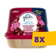   Glade légfrissítő zselé Zamatos Cseresznye & Bazsarózsa 180g (Karton - 8 db)