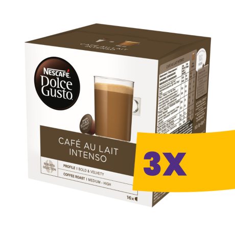 Nescafé Dolce Gusto Café au Lait Intenso kávékapszula 16db (Karton - 3 csomag)